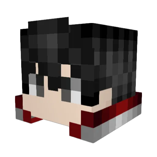 miccee Minecraft avatar head, 3D render