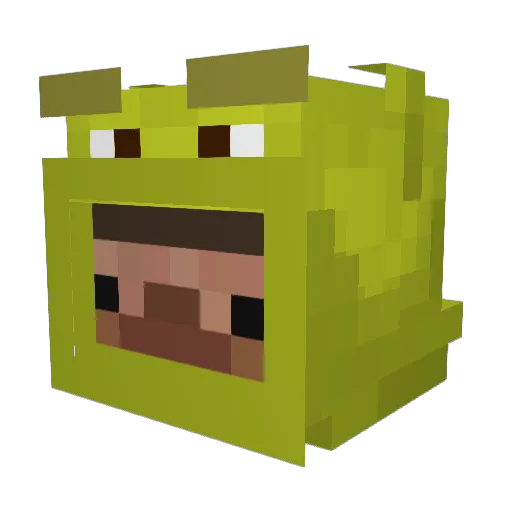 miccheu Minecraft avatar head, 3D render