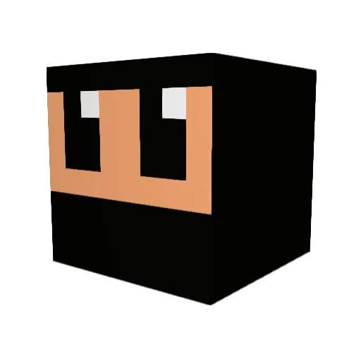 mice1992 Minecraft avatar head, 3D render