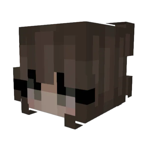 mich12321 Minecraft avatar head, 3D render