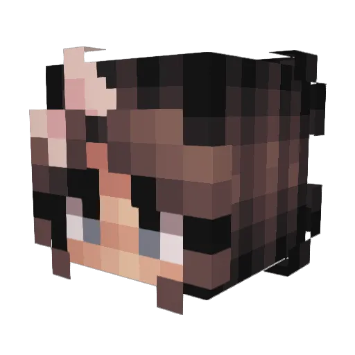 micha3108 Minecraft avatar head, 3D render