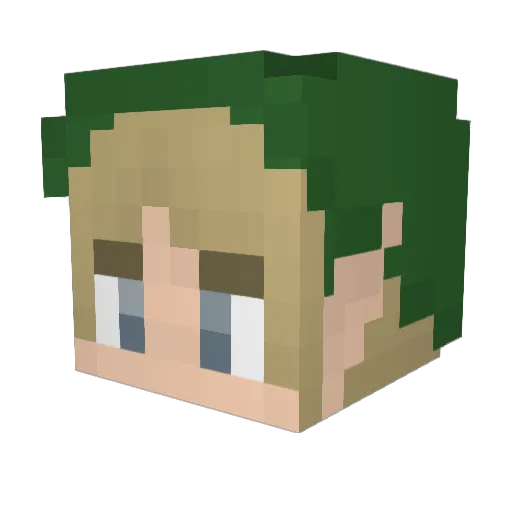 michael1011 Minecraft avatar head, 3D render
