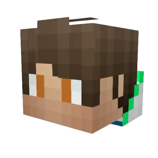 michael104104 Minecraft avatar head, 3D render