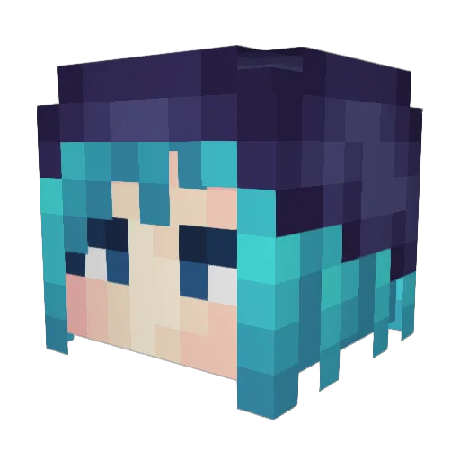 michael1666 Minecraft avatar head, 3D render