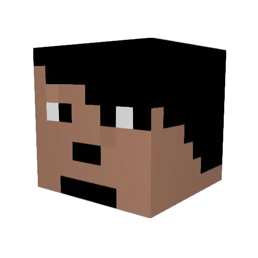 michael250614 Minecraft avatar head, 3D render
