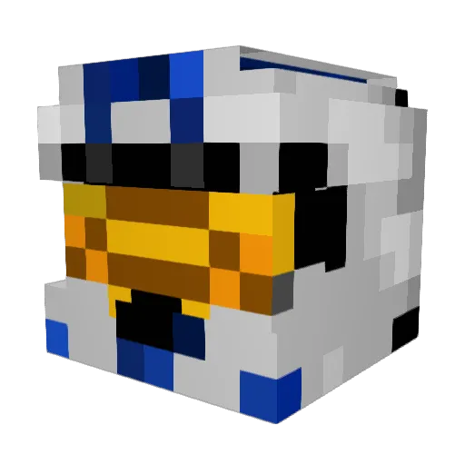 michael3080 Minecraft avatar head, 3D render
