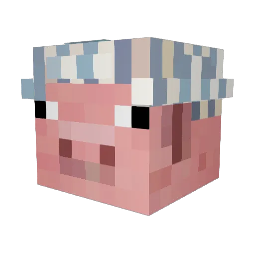 michael_090312 Minecraft avatar head, 3D render