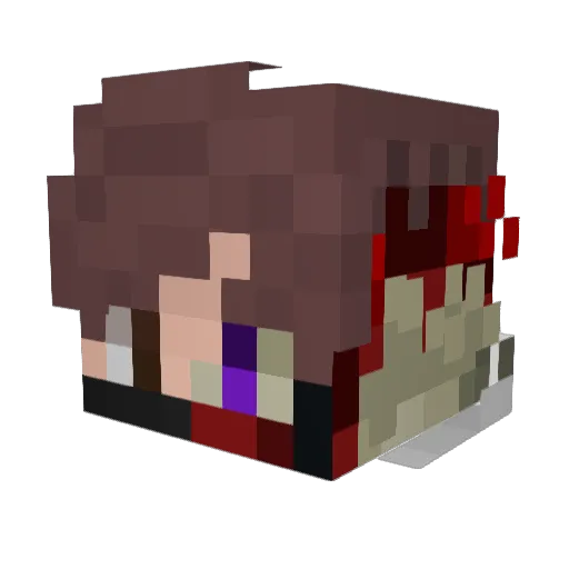 michael_a_moon Minecraft avatar head, 3D render