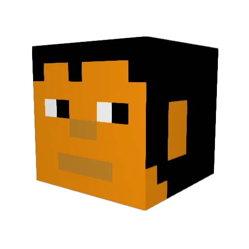 michael_carlosg Minecraft avatar head, 3D render