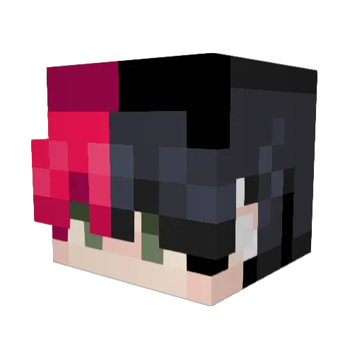 michael_hazard Minecraft avatar head, 3D render