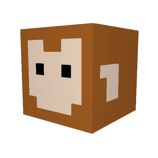 michaelbtkd Minecraft avatar head, 3D render