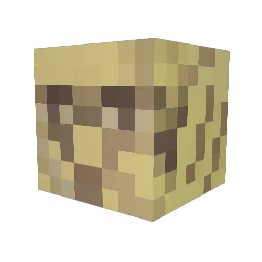 michaelcerahot Minecraft avatar head, 3D render