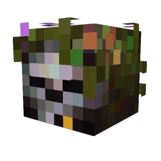 michaelfoof Minecraft avatar head, 3D render