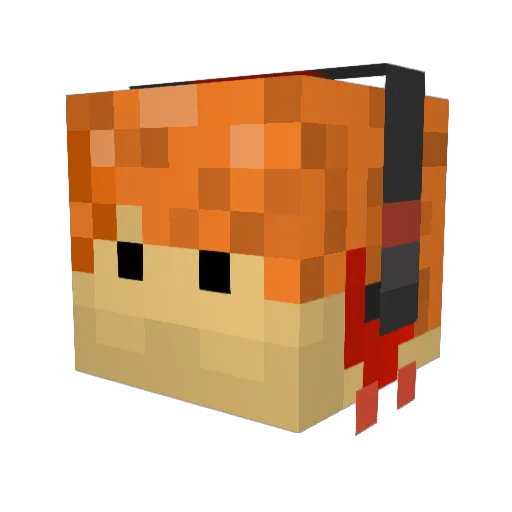 michaellev9 Minecraft avatar head, 3D render