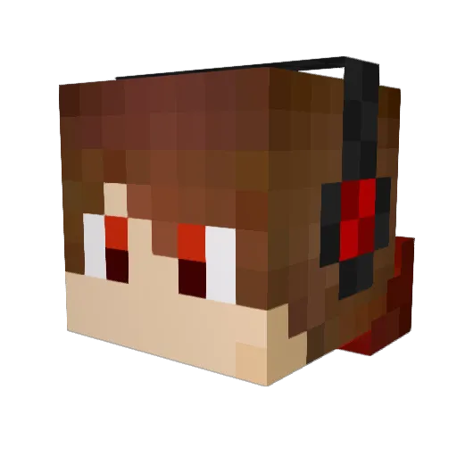 michaelsalinas7 Minecraft avatar head, 3D render