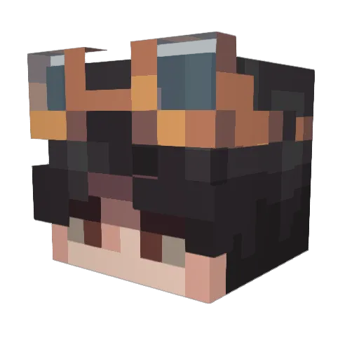 michaelslife Minecraft avatar head, 3D render