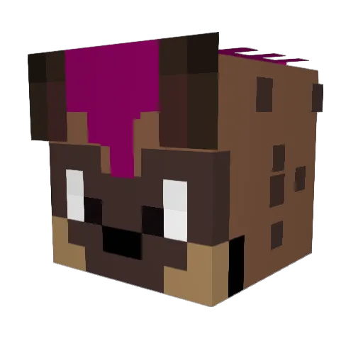 michaelyeen Minecraft avatar head, 3D render