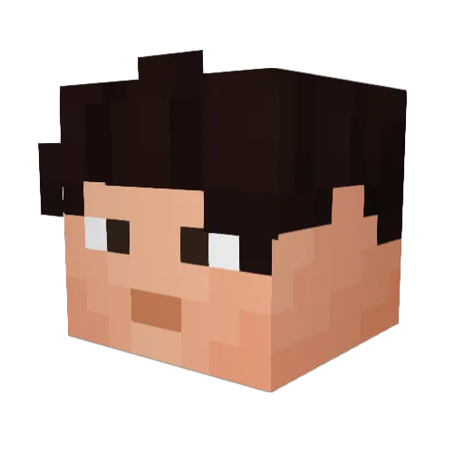 michail25 Minecraft avatar head, 3D render