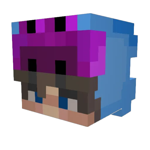 michal0100 Minecraft avatar head, 3D render