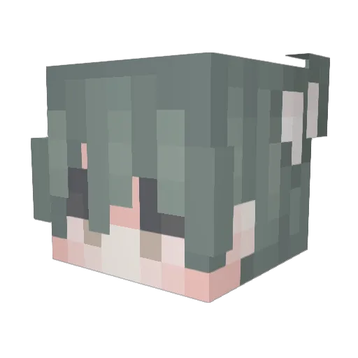 michal12sk Minecraft avatar head, 3D render