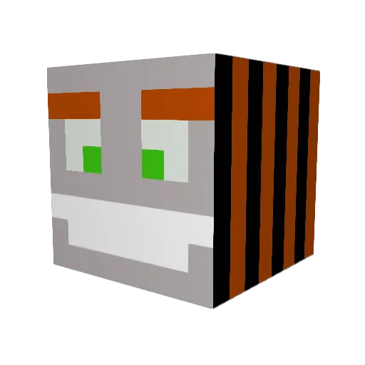 michal1309 Minecraft avatar head, 3D render
