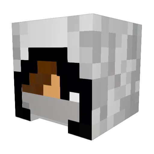michal7008 Minecraft avatar head, 3D render