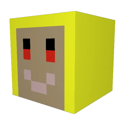 michal75 Minecraft avatar head, 3D render