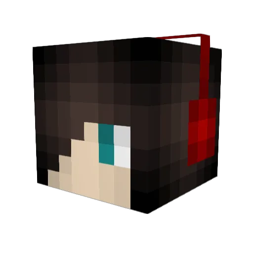 michali22 Minecraft avatar head, 3D render