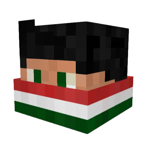 michalski07 Minecraft avatar head, 3D render