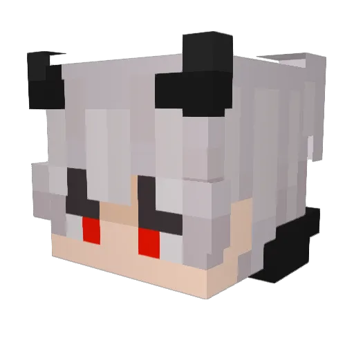 michalvvv Minecraft avatar head, 3D render