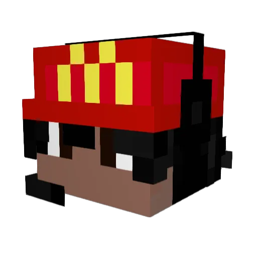 michalzzzz Minecraft avatar head, 3D render