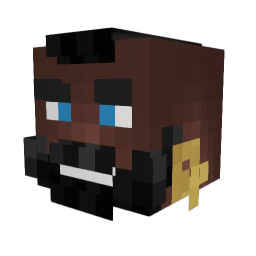 michelamigo Minecraft avatar head, 3D render