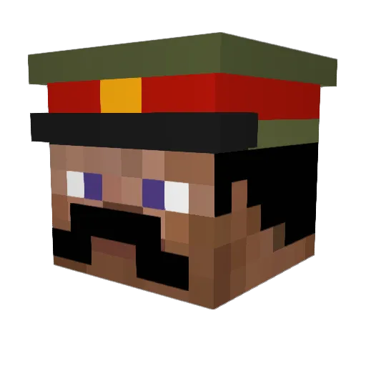 michelaoun Minecraft avatar head, 3D render