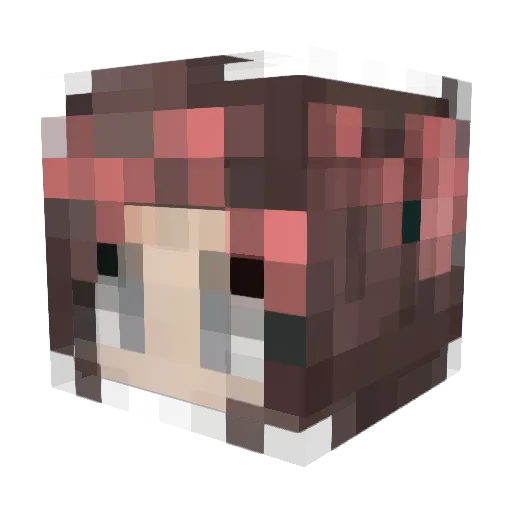michelleb_ Minecraft avatar head, 3D render