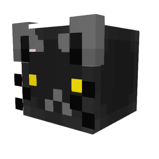 michi_facha Minecraft avatar head, 3D render
