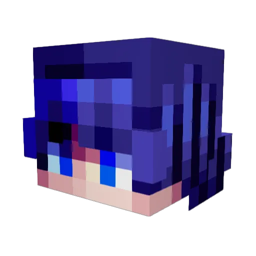 michos97 Minecraft avatar head, 3D render
