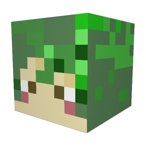 michykitty05 Minecraft avatar head, 3D render