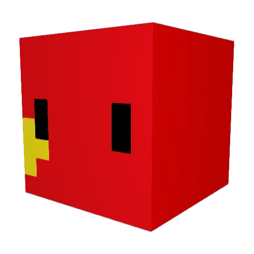 mick2k1 Minecraft avatar head, 3D render