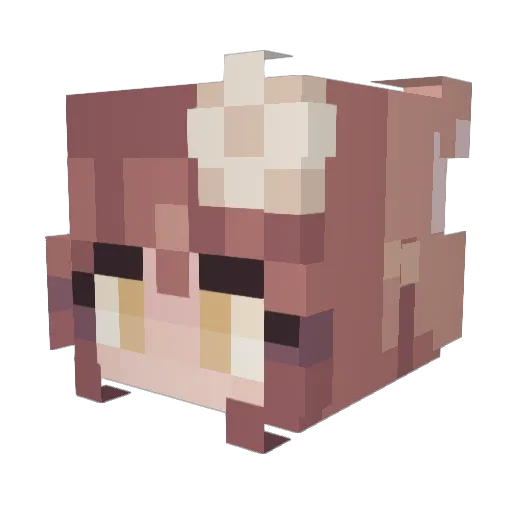 mick_bo_bick Minecraft avatar head, 3D render