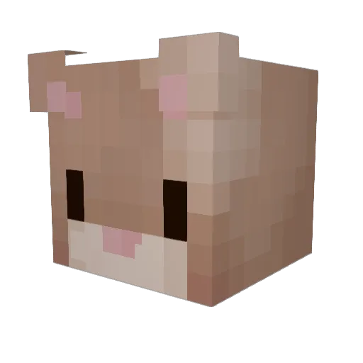 mickey1042 Minecraft avatar head, 3D render