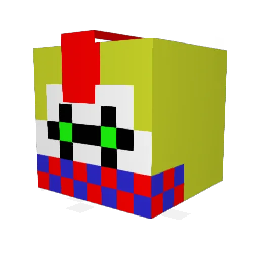 mickeydcc Minecraft avatar head, 3D render