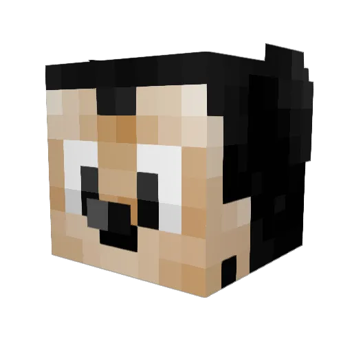 mickeygamer94 Minecraft avatar head, 3D render