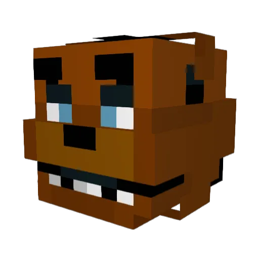 mickeyp98 Minecraft avatar head, 3D render