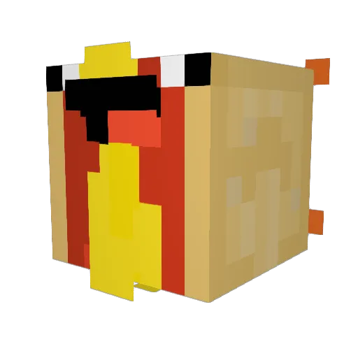 mickie2021 Minecraft avatar head, 3D render
