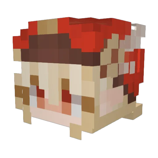mickiewicz57 Minecraft avatar head, 3D render