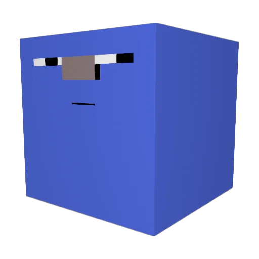 mickle84 Minecraft avatar head, 3D render