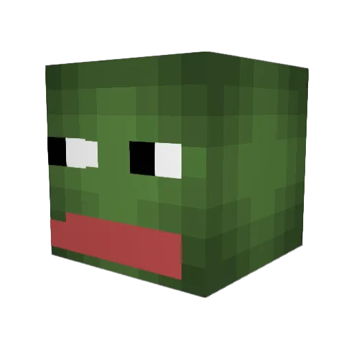 micko25 Minecraft avatar head, 3D render