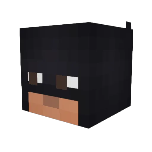 mickx Minecraft avatar head, 3D render