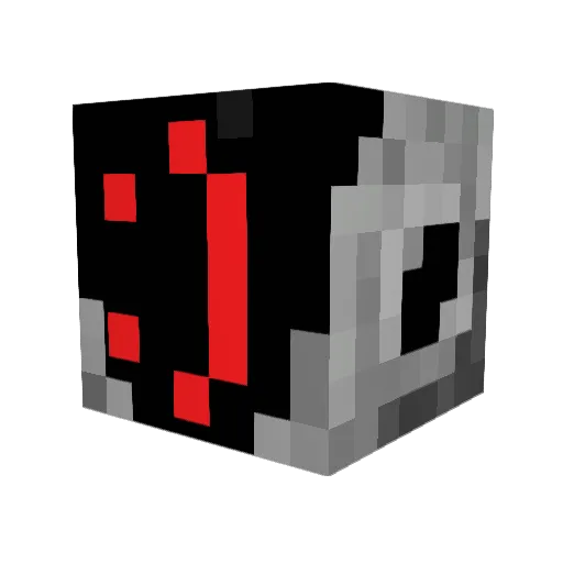 micky88 Minecraft avatar head, 3D render
