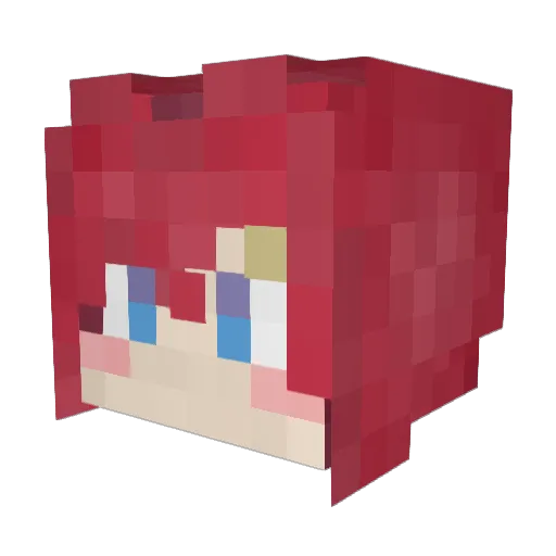 micky_micky Minecraft avatar head, 3D render